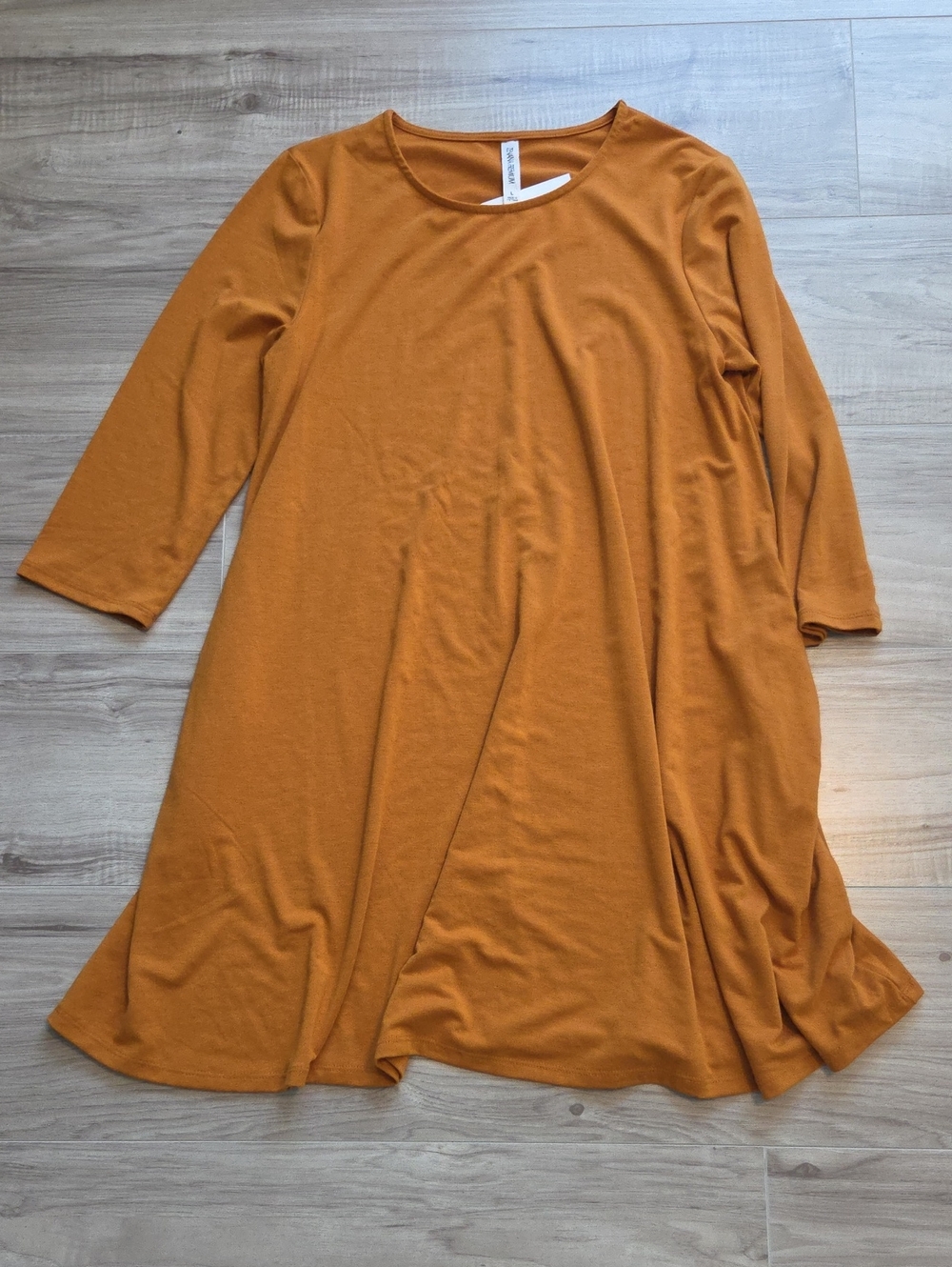 Zenana Flowy Long Sleeve Dress
